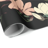 Magnolia Blume Frühjahr Personalisiert Geschenkpapier (Rolleneckpunkt)