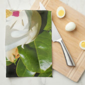 Magnolia-Blume Geschirrtuch (Viertel Falte)