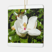 Magnolia-Blume Keramikornament (Links)