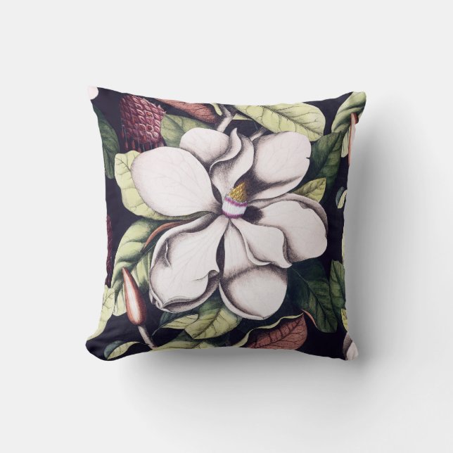 Magnolia-Blume Kissen (Vorderseite)