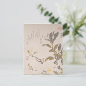 Magnolia Blume - Kubo Shunman (Japanisch) Postkarte (Stehend Vorderseite)