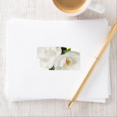 Magnolia Blume Magnolias Blume Adressaufkleber (Insitu)