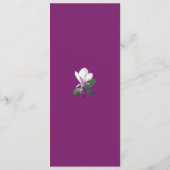 Magnolia Blume Menus Menükarte (Rückseite)