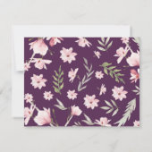 Magnolia-Blume Mitteilungskarte (Rückseite)