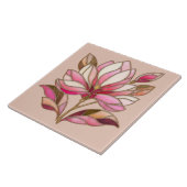 Magnolia Blume Mosaik Keramik Tile Fliese (Seite)