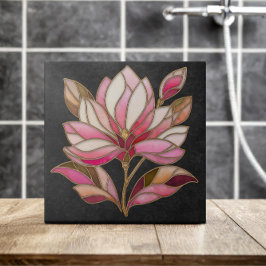 Magnolia Blume Mosaik Keramik Tile Fliese