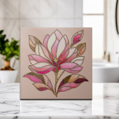 Magnolia Blume Mosaik Keramik Tile Fliese