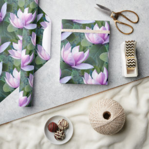 Magnolia-Blume-Muster Geschenkpapier