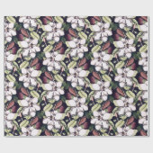 Magnolia-Blume-Muster Geschenkpapier (Flach)
