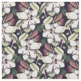 Magnolia-Blume-Muster Stoff