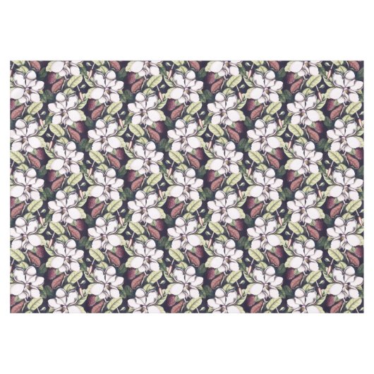 Magnolia-Blume-Muster  Tischdecke (Vorderseite (Horizontal))