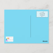 Magnolia-Blume - Postkarte (Rückseite)