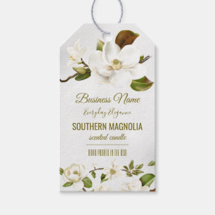 Magnolia-Blume-Produkttags Geschenkanhänger