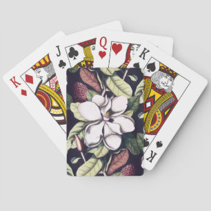 Magnolia-Blume Spielkarten
