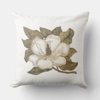 Magnolia Blume Throw Kissen