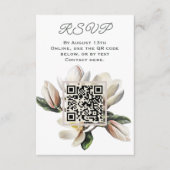 Magnolia-Blume UAWG QR-Code Begleitkarte (Vorderseite)