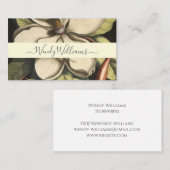 Magnolia-Blume Visitenkarte (Vorne/Hinten)