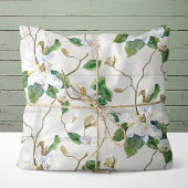 Magnolia Blumenbauernhof Holz Grüne Landschaft Seidenpapier