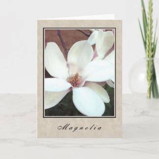 Magnolia - Blumenserie Karte
