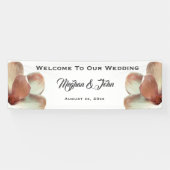 Magnolia Blush - Hochzeitsbanner - 2,5' x 8' Banner (Horizontal)