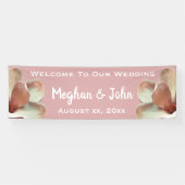 Magnolia Blush - Hochzeitsbanner - 2,5' x 8' Banner (Horizontal)