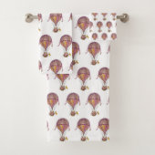 Magnolia-Blüten Badhandtuch Set (Insitu)