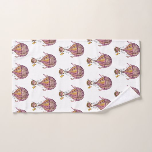 Magnolia-Blüten Badhandtuch Set (Handtuch)