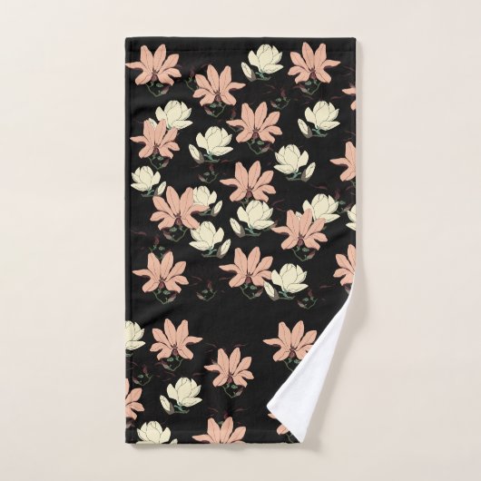 Magnolia-Blüten Badhandtuch Set (Handtuch)