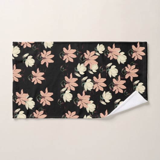 Magnolia-Blüten Badhandtuch Set (Handtuch)