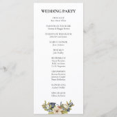 Magnolia-Blüten | Eleganter Violet Blumengrün Programm (Rückseite)