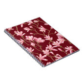 Magnolia Branches: Blühende Vintage Illustration. Notizblock (Rechte Seite)