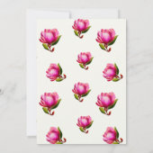 Magnolia Brautparty Einladung (Rückseite)