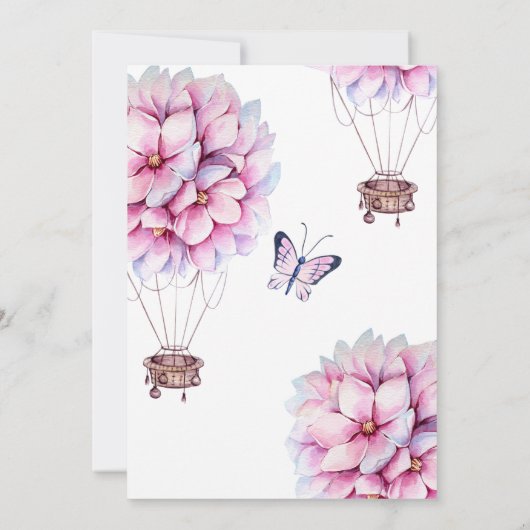 Magnolia Brautparty Einladung (Rückseite)