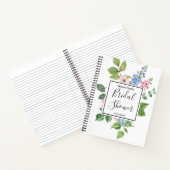 Magnolia Brautparty Gift List Notebook Notizblock (Innenseite)