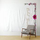 Magnolia Brautparty Hintergrund Wandteppich (Beispiel (Horizontal))