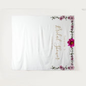 Magnolia Brautparty Hintergrund Wandteppich (Vorderseite (Horizontal))