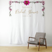 Magnolia Brautparty Hintergrund Wandteppich (Beispiel)