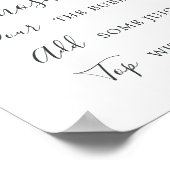 Magnolia Brautparty Mimosa Bar Sign Poster (Ecke)