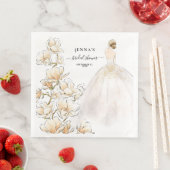 Magnolia Brautparty Paper Dinn Serviette (Beispiel)