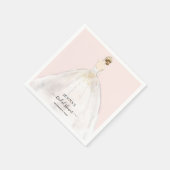 Magnolia Bride Brautparty Napkins Serviette (Ecke)