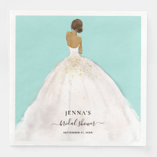 Magnolia Bride Brautparty Napkins Serviette