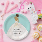 Magnolia Bride Brautparty Papierplatte Pappteller (Party)