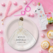 Magnolia Bride Brautparty Papierplatte Pappteller (Party)