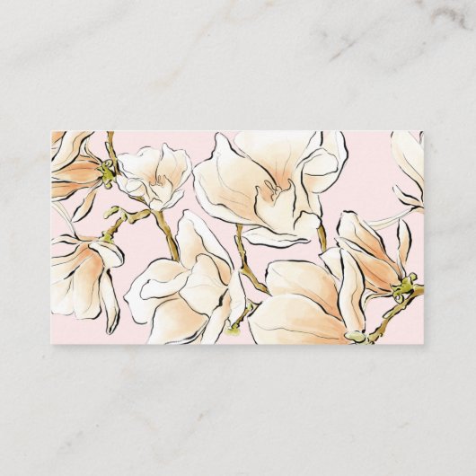 Magnolia Bride Wie viele Kisses Brautparty Enclo Begleitkarte (Rückseite)