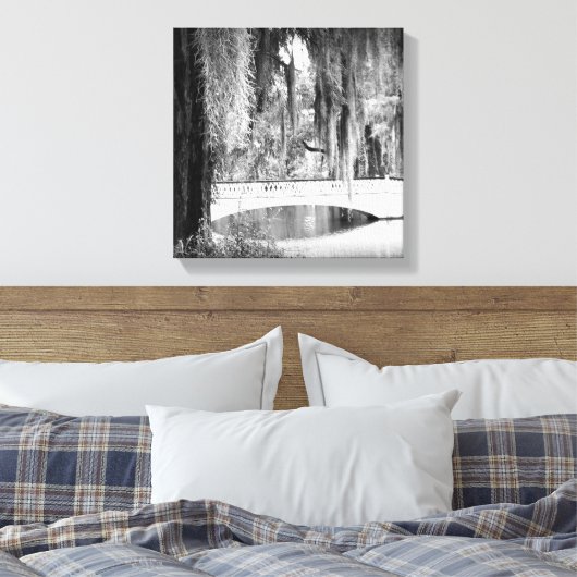 Magnolia-Brücke Leinwanddruck (Insitu (Schlafzimmer))