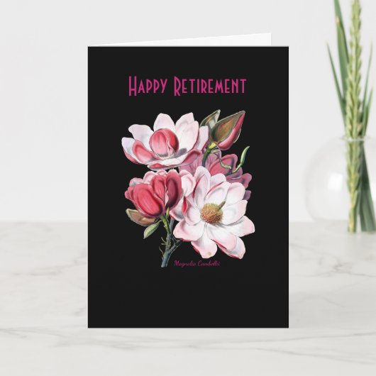 Magnolia Campbellii von Pierre Joseph Redoute Karte (Vorderseite)