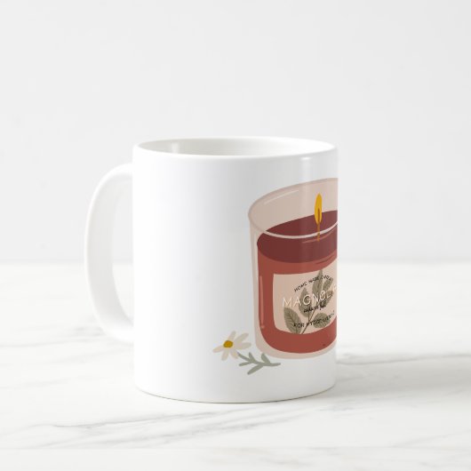 Magnolia Candle Kaffeetasse (Vorderseite Links)