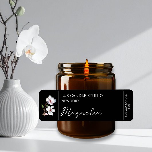 Magnolia Candle Label