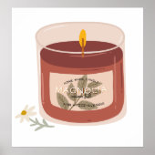 Magnolia Candle Poster (Vorne)