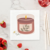 Magnolia Candle Serviette (Beispiel)